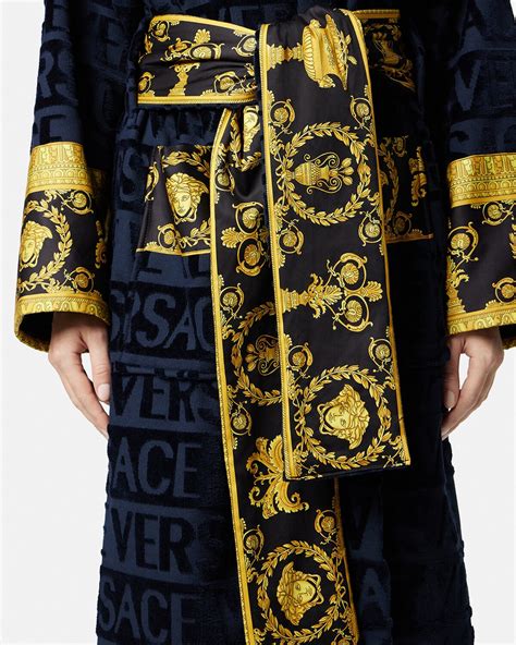 versace baroque bathrobe cheap|versace hooded bathrobe.